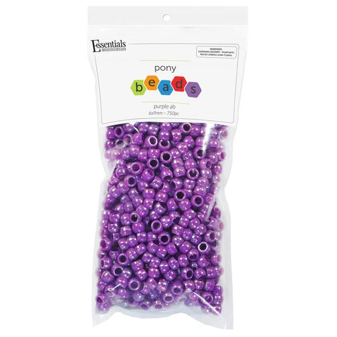 **Borealis Purple Pony Beads